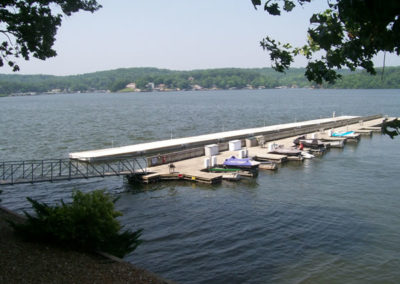 view of dock from shore